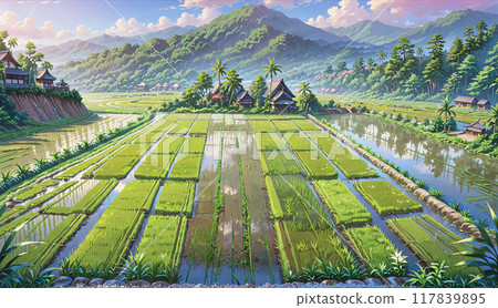 "Asian Rural Scenery" 117839895