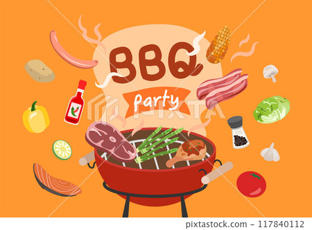 the season of fall, the autumn season, bbq 117840112