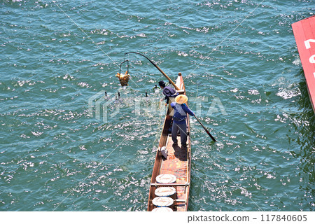 《Aichi Prefecture》Inuyama City Kiso River Cormorant Fishing 《Aichi Prefecture》Inuyama City Kiso River Cormorant Fishing 117840605