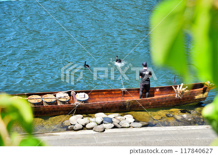 《Aichi Prefecture》Inuyama City Kiso River Cormorant Fishing 《Aichi Prefecture》Inuyama City Kiso River Cormorant Fishing 117840627