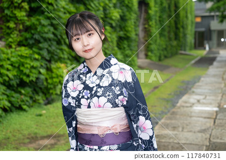 Kurashiki Ivy Yukata Beautiful Girl 117840731