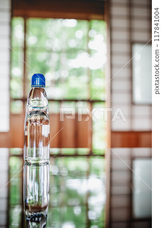 Ramune candy placed on the veranda 117841004