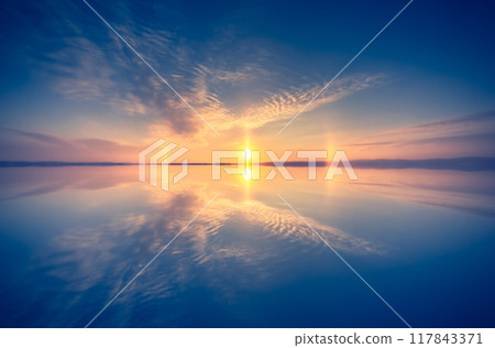 Summer night sunset from Sotkamo, Finland. Summer night sunset from Sotkamo, Finland. 117843371
