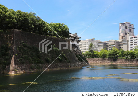 大阪, 中央區, 大阪市, 大阪城, 幹櫓 大阪, 中央區, 大阪市, 大阪城, 幹櫓 117843880