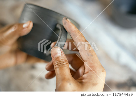 Ceramic workshop. Ceramic workshop. 117844489