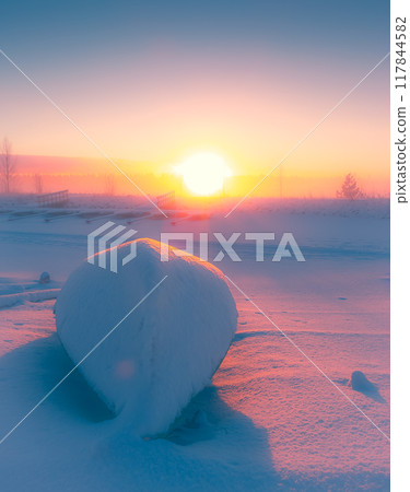 Winter landscape from Sotkamo, Finland. Winter landscape from Sotkamo, Finland. 117844582