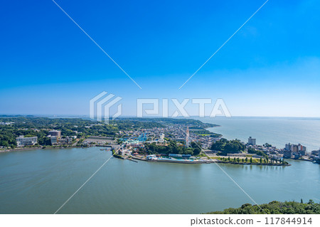 從館山寺大草山展望台看到的風景（靜岡縣） 117844914