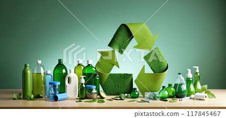 Presentation of ecologically and environmentally compatible products that can be recycled, reused and reprocessed in a circular economy to conserve resources, in the interests of environmental 117845467