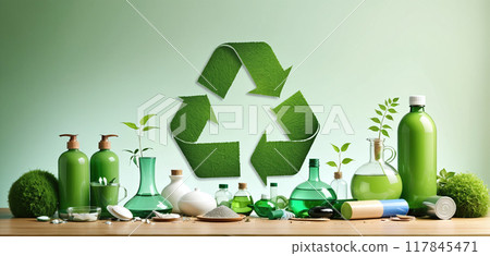Presentation of ecologically and environmentally compatible products that can be recycled, reused and reprocessed in a circular economy to conserve resources, in the interests of environmental Presentation of ecologically and environmentally compatible products that can be recycled, reused and reprocessed in a circular economy to conserve resources, in the interests of environmental 117845471