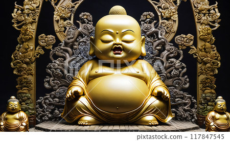 金色佛像 117847545