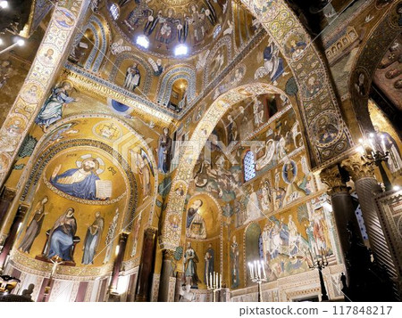 Palatine Chapel, Palazzo dei Normandi, Palermo, Italy Palatine Chapel, Palazzo dei Normandi, Palermo, Italy 117848217