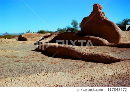 Ancient Casa Grande Ruins National Monument on Film Ancient Casa Grande Ruins National Monument on Film 117848372