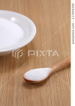 Spoonful of granulated sugar Spoonful of granulated sugar 117848399