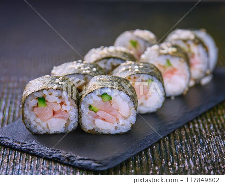 Delicious sushi Delicious sushi 117849802