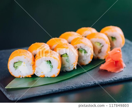 Delicious sushi Delicious sushi 117849803