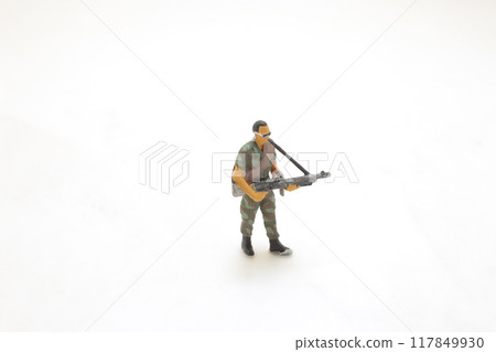 the African Soldier, the fun of the figure the African Soldier, the fun of the figure 117849930