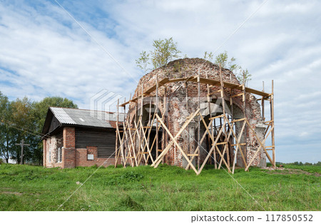 Restoration of an ancient church Restoration of an ancient church 117850552