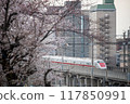 櫻花和E926新幹線東i 117850991