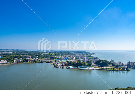 The view from the Okusayama Observatory in Kanzanji Temple (Shizuoka Prefecture) The view from the Okusayama Observatory in Kanzanji Temple (Shizuoka Prefecture) 117851001