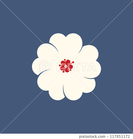 Plumeria flower logo icon 117851172