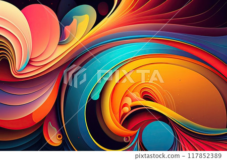 Abstract shape background, geometric colorful backdrop. Abstract layout design Abstract shape background, geometric colorful backdrop. Abstract layout design 117852389