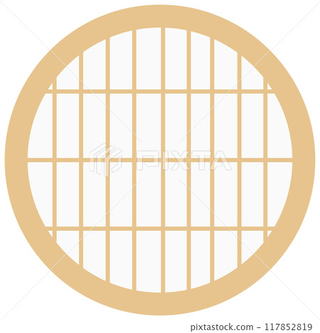 圓形 shoji 插圖集 矢量圓形設計日語 圓形 shoji 插圖集 矢量圓形設計日語 117852819