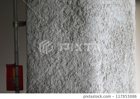 Image of steel frame fireproof coating 117853886
