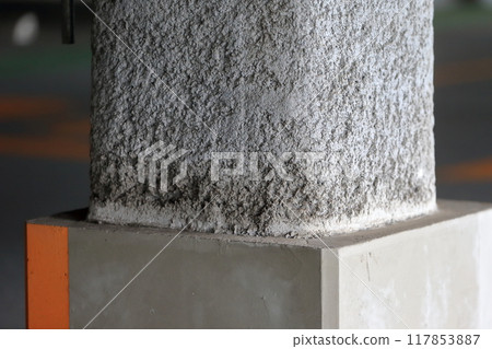 Image of steel frame fireproof coating Image of steel frame fireproof coating 117853887