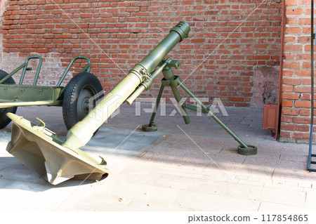 regiment war green explosive combat mortar military gun army ww2 weapon cannon equipment 117854865