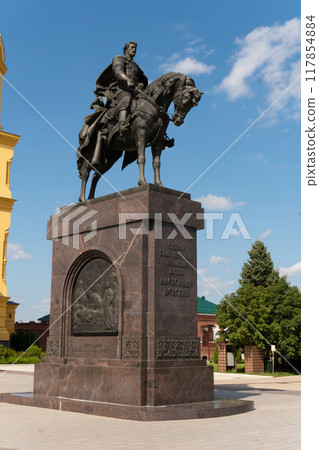 alexander famous travel landmark cathedral city monument architecture sculpture sunny tourism nevsky 117854884