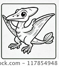 Illustration of Pteranodon 117854948