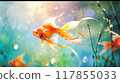 Light pastel goldfish 7 best wallpaper 117855033