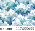 Pale pastel clouds - perfect for wallpaper 117855055