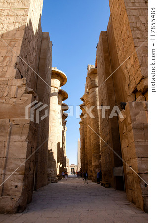 Karnak Temple Main Column Room Entrance 117855483