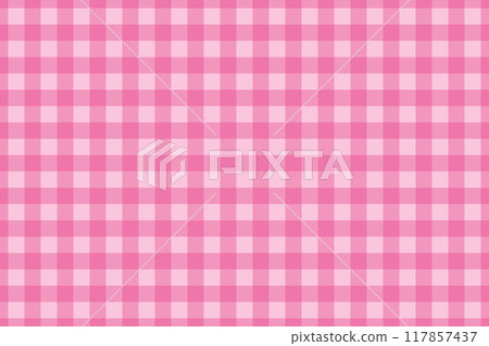 Gingham Check - Pink 117857437