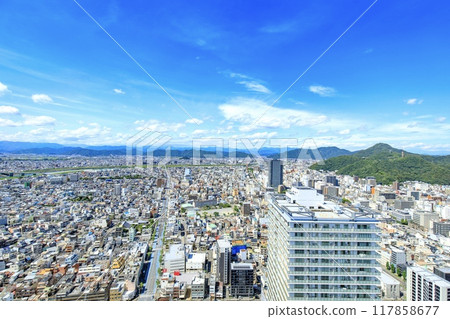 View from the observation deck on the top floor of Gifu City Tower 43, Gifu City (towards Chusekibashi Street) View from the observation deck on the top floor of Gifu City Tower 43, Gifu City (towards Chusekibashi Street) 117858677