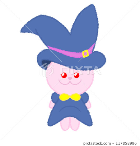 Magical rabbit illustration [sitting ver.] 117858996