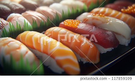 Aerial view of autumn mountain range 117859109