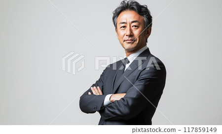 Aerial view of autumn mountain range Aerial view of autumn mountain range 117859149