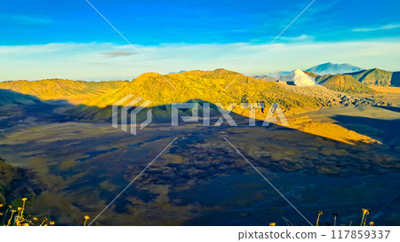 beautiful view of Mount Bromo landscape 117859337