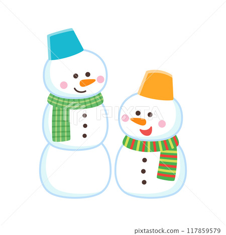 cute snowman 117859579