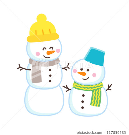 cute snowman 117859583