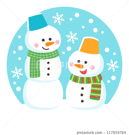 可愛的雪人 117859764