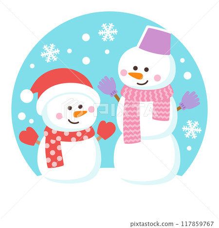 cute snowman 117859767