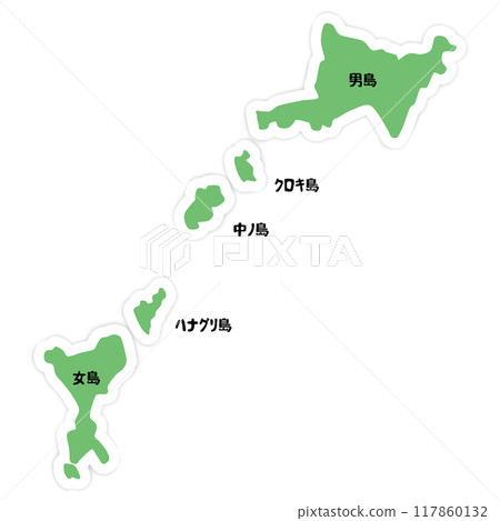 Shape of the Danjo Islands (Nagasaki Prefecture) Shape of the Danjo Islands (Nagasaki Prefecture) 117860132