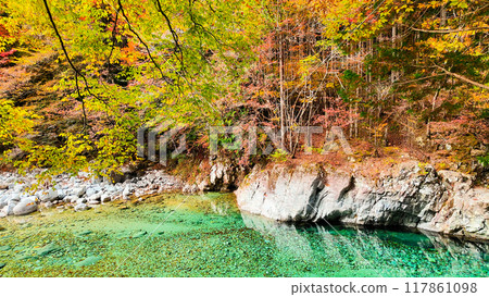 The Agana valley in autumn 117861098