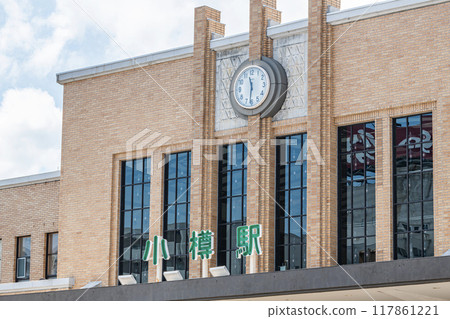 Otaru City, Hokkaido, Hokkaido in summer, the gateway to the popular tourist destination Otaru, JR Otaru Station 117861221
