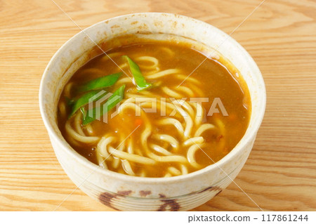 Curry udon Japanese food 117861244