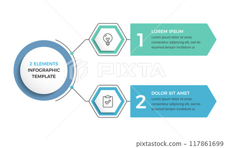 Infographic Template with 2 Options 117861699
