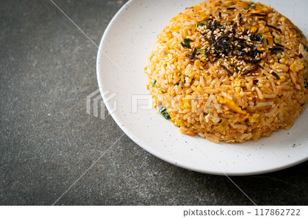 fried rice with egg in Korean style 117862722